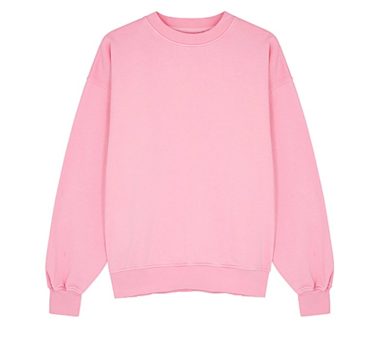 COLORFUL STANDARD Pink cotton sweatshirt COLORFUL STANDARD Pink cotton sweatshirt