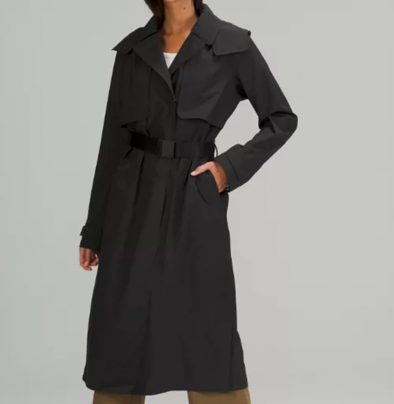 Lululemon Always There Trench Coat DESIGNED FOR ON THE MOVE Lululemon Always There Trench Coat DESIGNED FOR ON THE MOVE