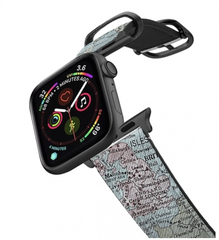 Casetify Apple Watch S6地圖花紋錶帶 Casetify Apple Watch S6地圖花紋錶帶