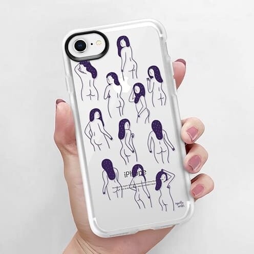 Casetify 女性裸體線條手機殼