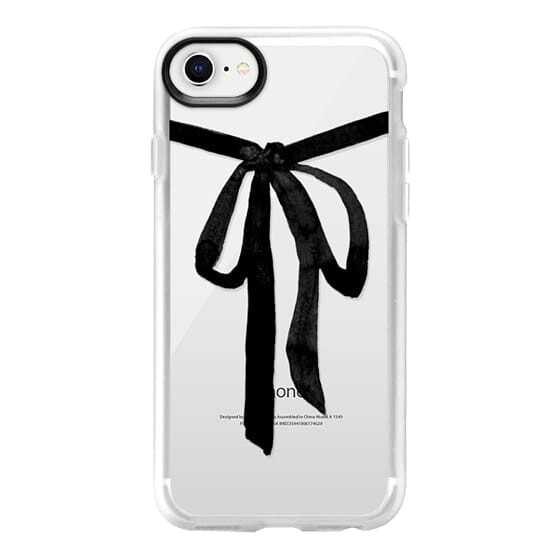Casetify 黑色蝴蝶結絲帶手機殼