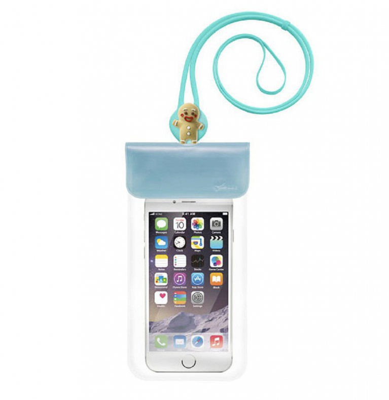 Bone / Waterproof Phone Bag 防水手機袋 - 薑餅人