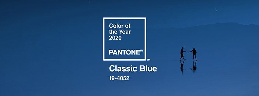 2020Pantone年度色為PANTONE #19-4052 經典藍色