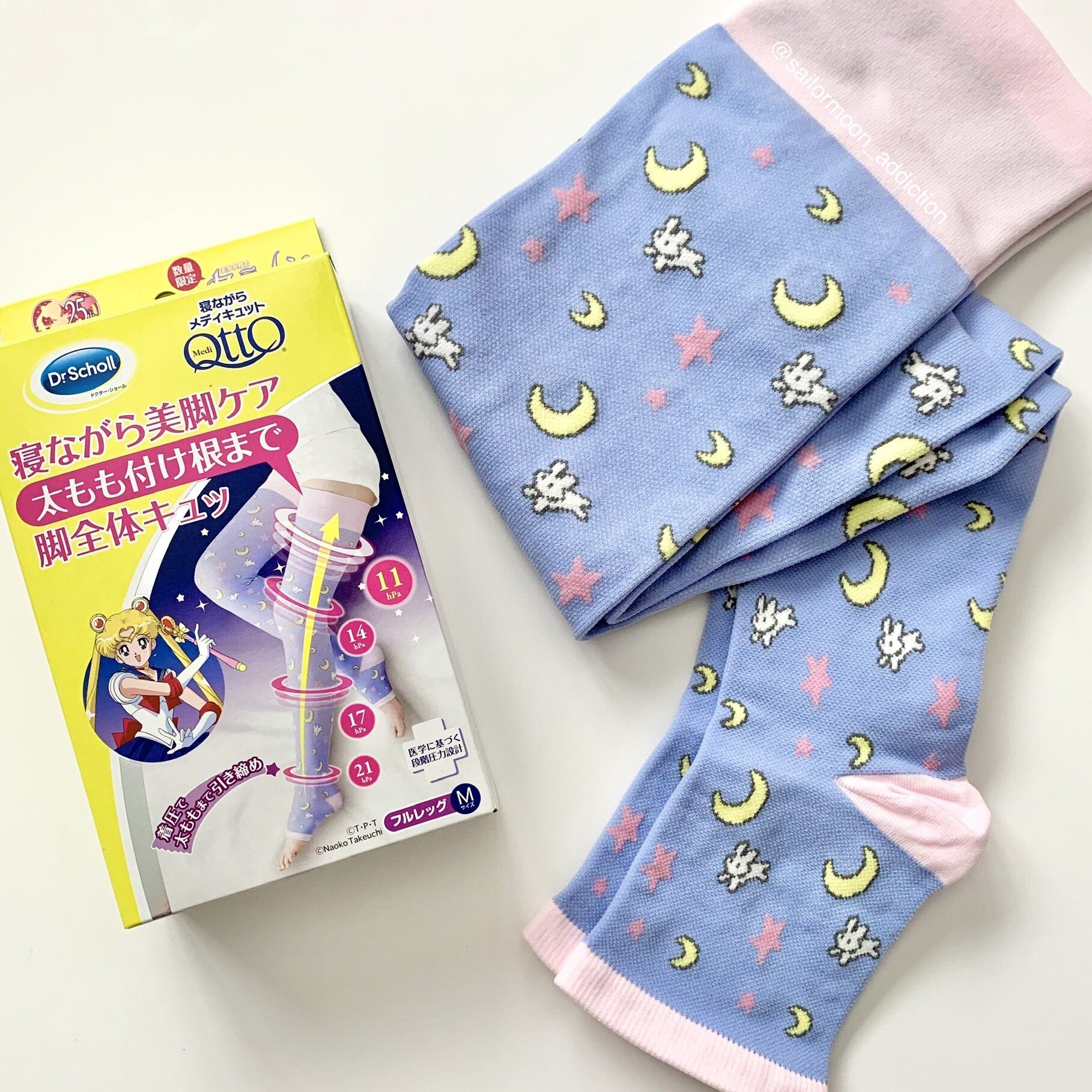 壓力襪推薦.Dr.Scholl 爽健 QTTO x Sailor Moon 美少女戰士 限定機能壓力襪