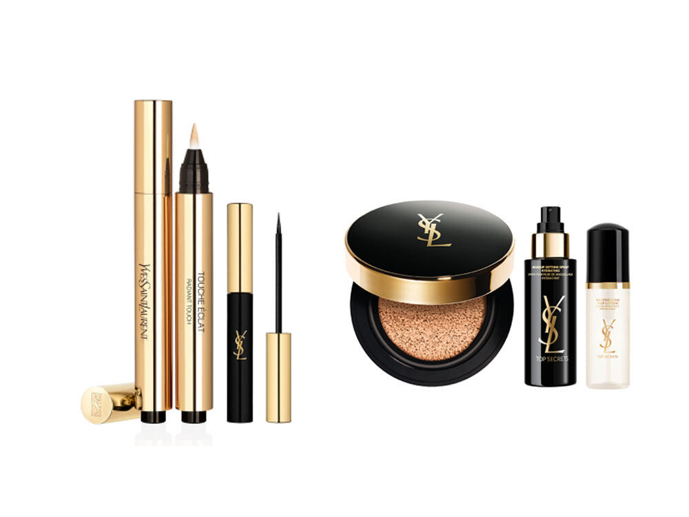 (左)YSL Beauté 皇牌亮眼套裝 $484(總值$605)