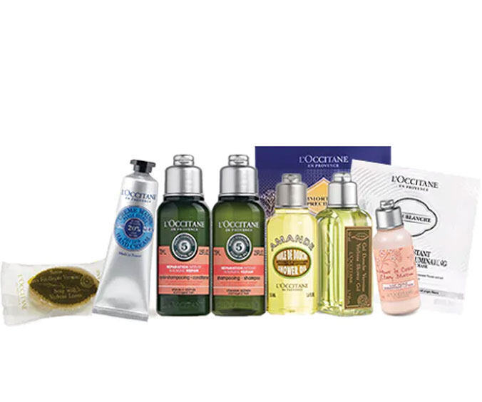 L'Occitane網店購物滿HK$980（正價貨品），即免費獲贈乳木果身體護理旅行套裝，套裝包括：乳木果潤膚露 75ml和乳木果沐浴油 35ml