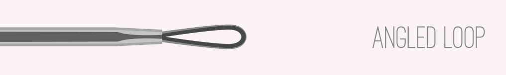 款式3: 微彎形(Angled loop)