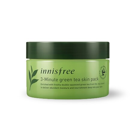 Innisfree 3分鐘綠茶面膜 （$158/ 70ML)