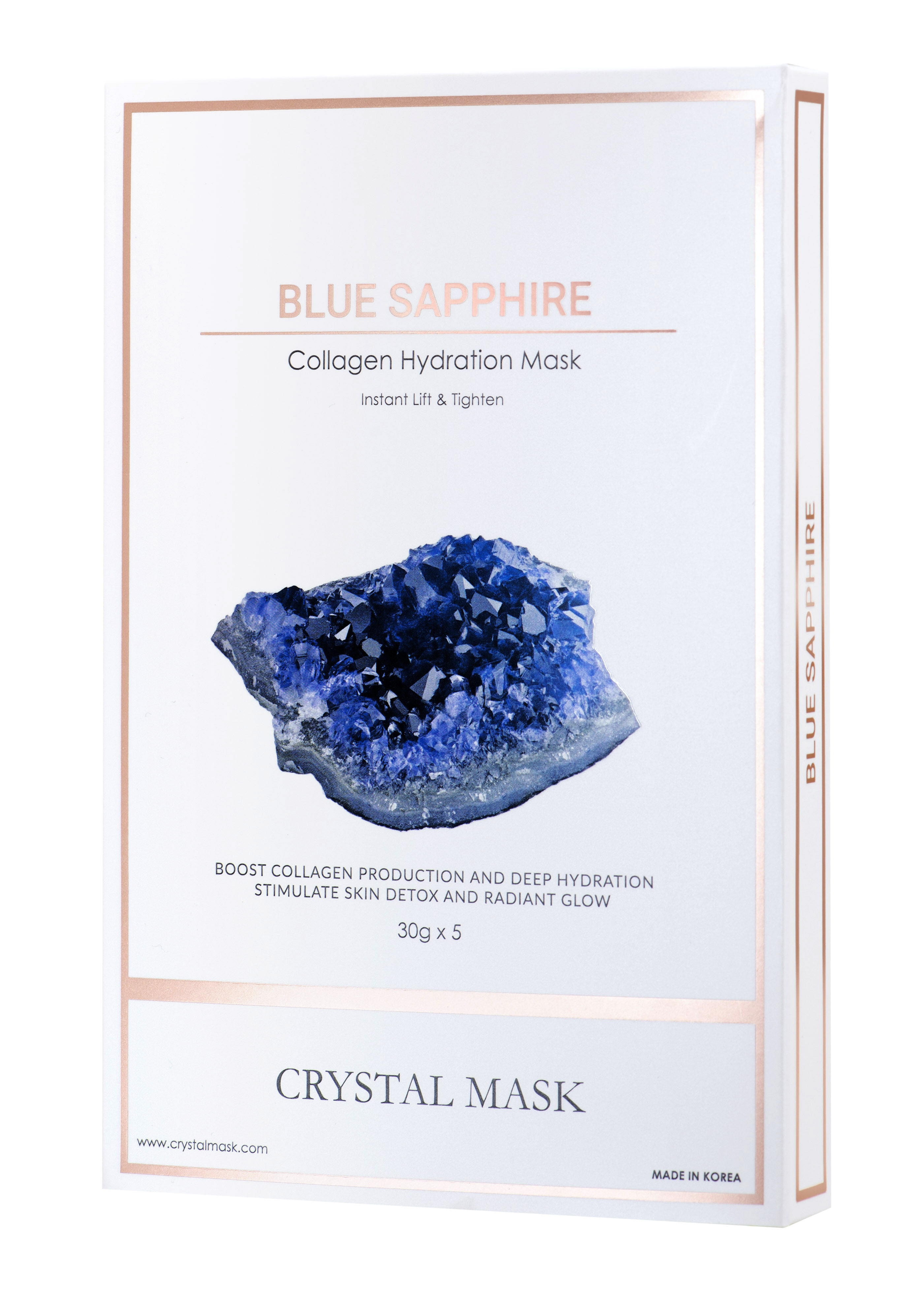 Crystal Mask 600秒藍寶石HIFU面膜 $148/5片