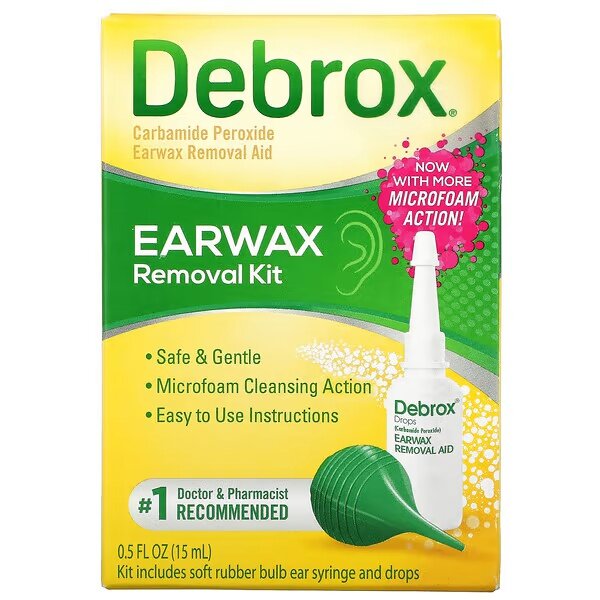 耳垢軟化劑推薦2. Debrox耳垢去除套件 $83.9/5ml