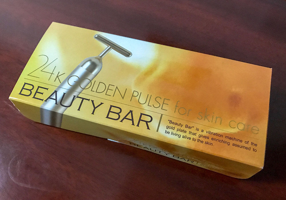 24K Beauty Bar 標榜黃金棒含純金離子，