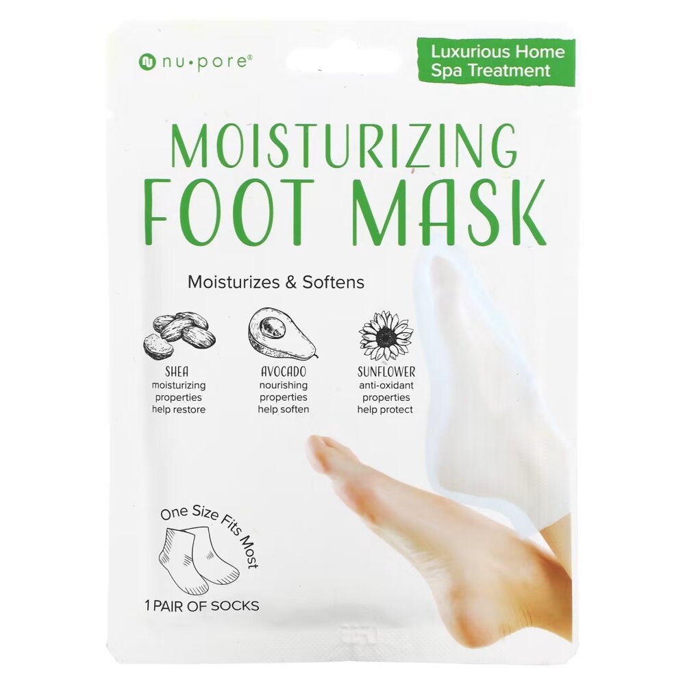 2. Nu-Pore Moisturizing Foot Mask $16.33
