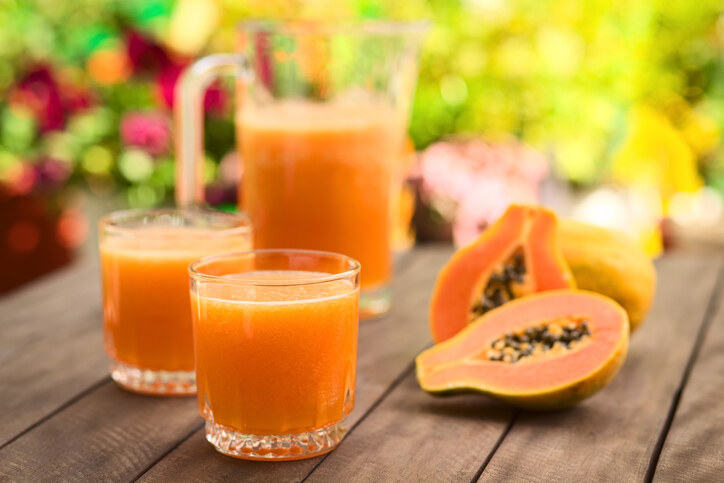 美白果汁2：木瓜鮮橙汁