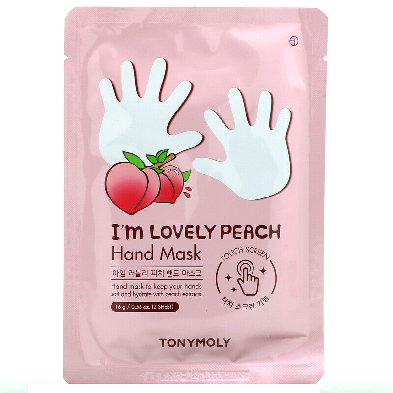 滋潤手膜推介.Tony Moly I’m Lovely Peach手膜 $33.7