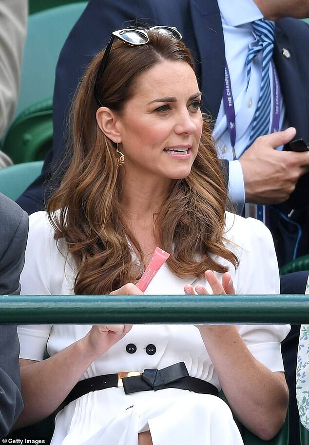 英國凱特王妃出席剛過去的溫布頓網球賽
