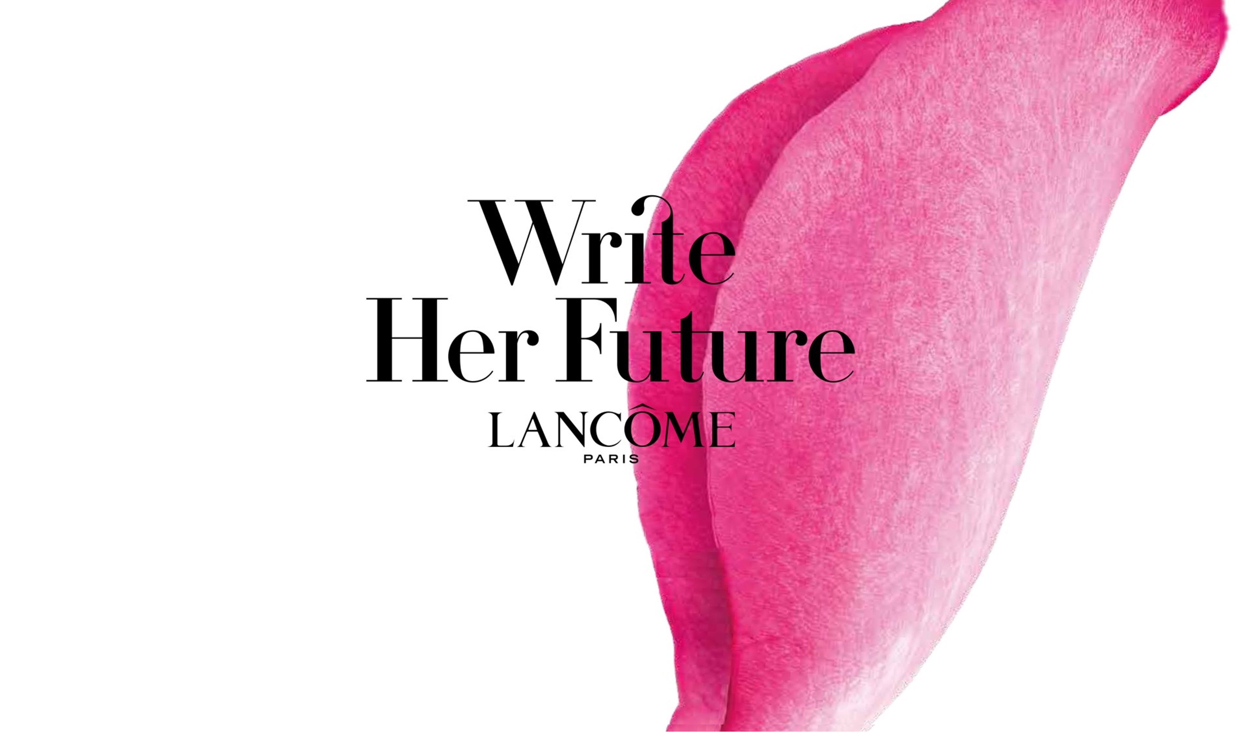為正視現存的女性社會問題，自2017年起，Lancôme Write Her Future慈善計劃在世界各地展開關心社會活動
