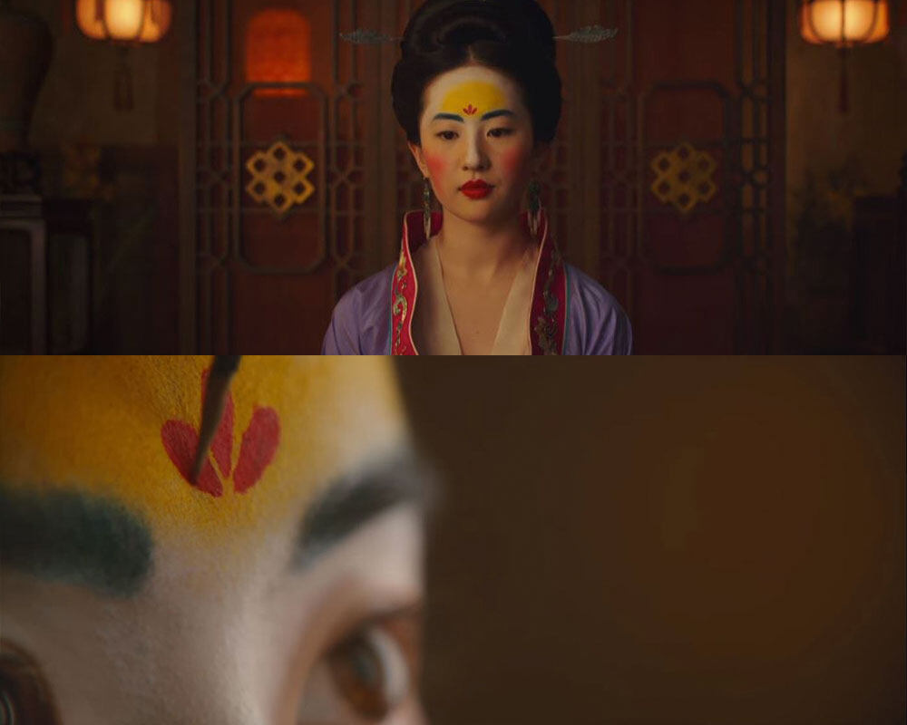 《花木蘭》劉亦菲的唐妝好嚇人