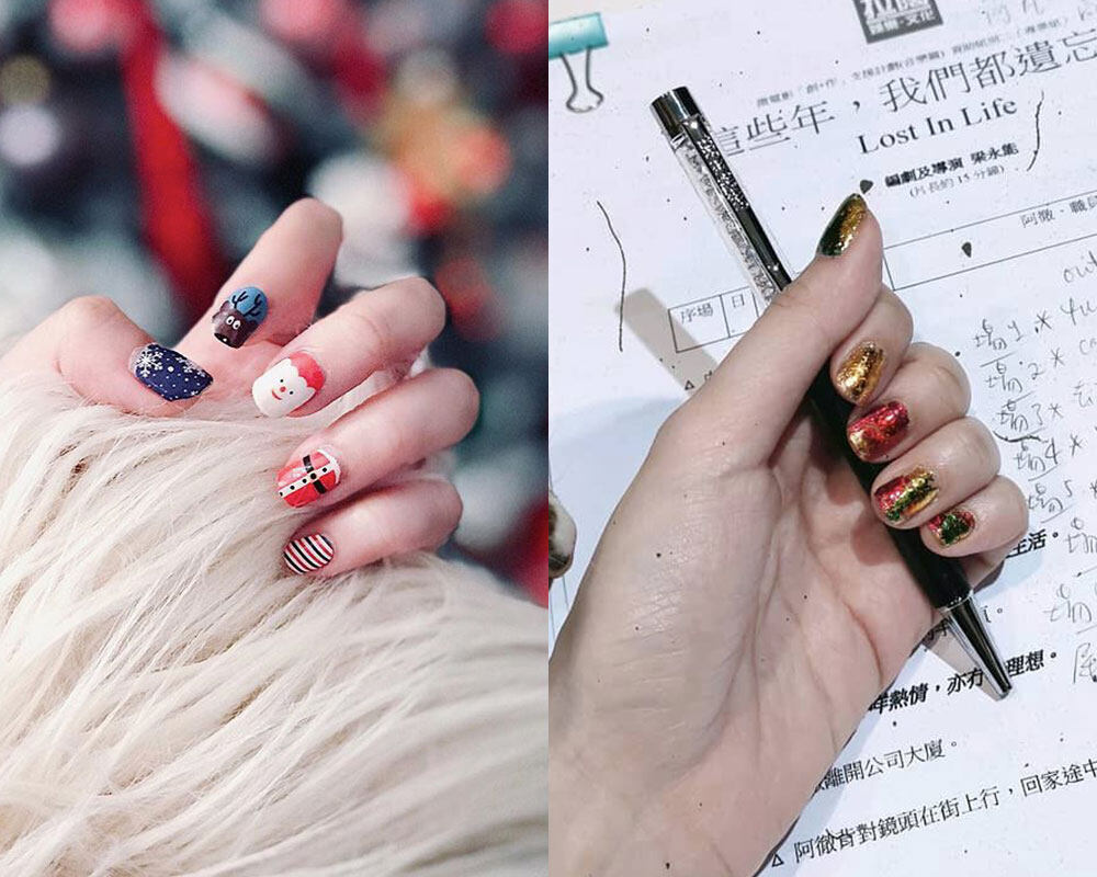 唐貝詩的自家製美甲款式非常多元化 唐貝詩的自家製美甲款式非常多元化