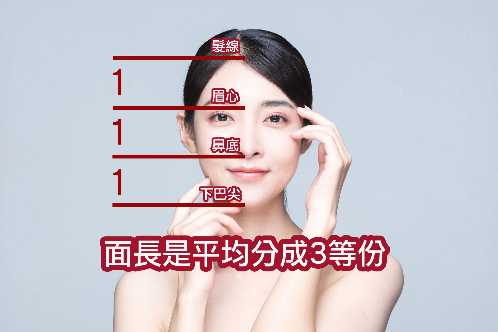 黃金比例臉形是怎樣的? 黃金比例臉形是怎樣的?