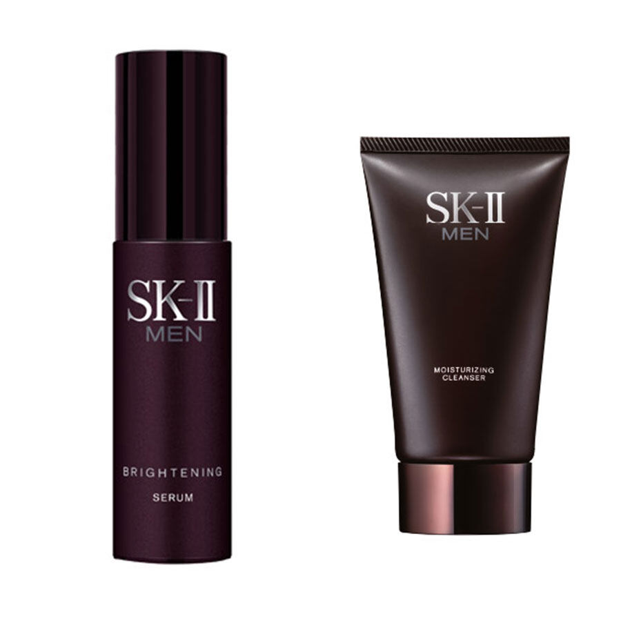 SK-II 男士活能亮膚精華含經典成分 Pitera™及 Vibrant Bright Complex™ 獨特成分，能改善膚色及膚質，提昇肌膚光澤。