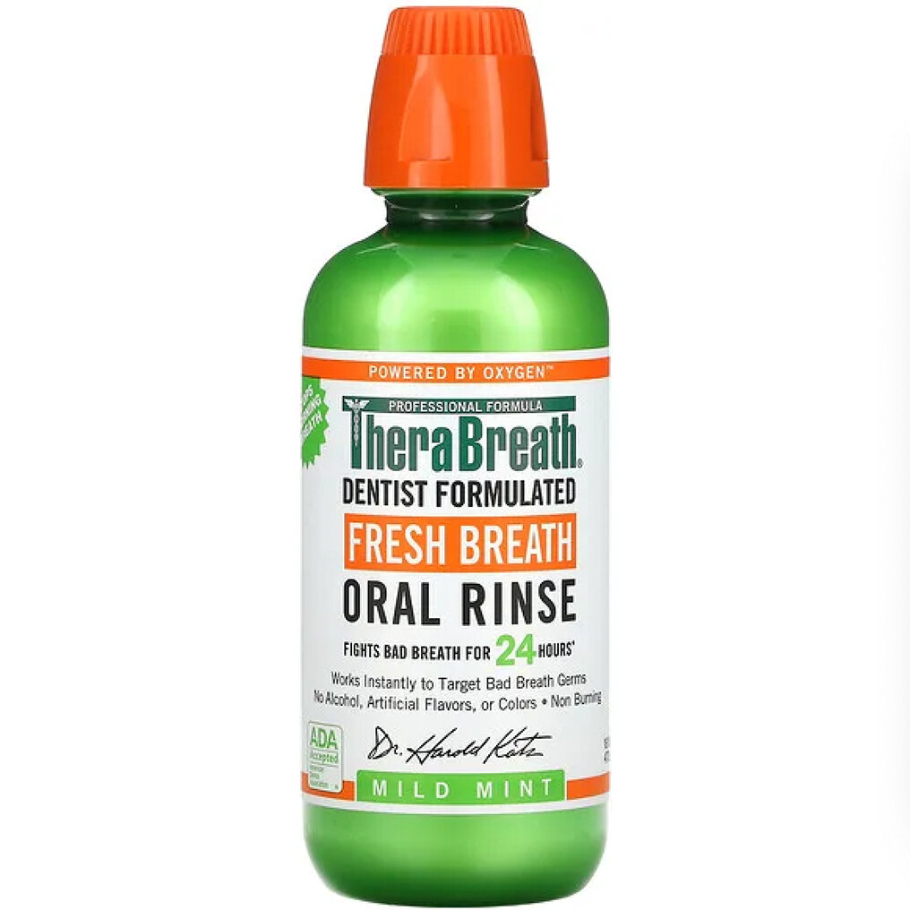 漱口水推薦： TheraBreath漱口水