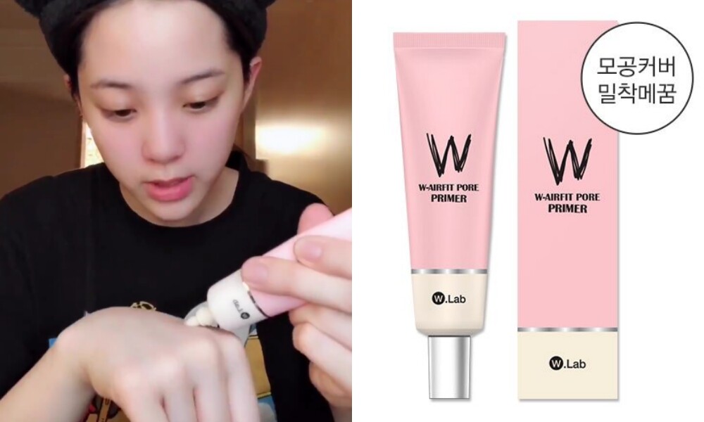 歐陽娜娜的妝前primer推薦：W.lab W-Airfit Pink Pore Primer