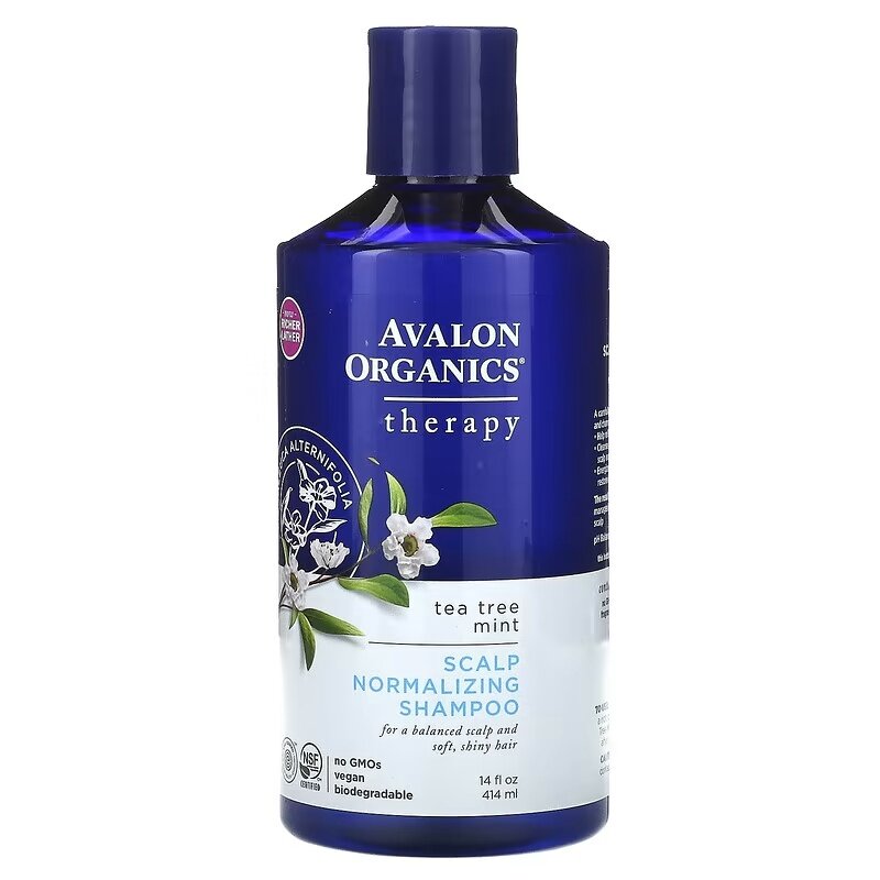 控油洗頭水推介7. Avalon Organics頭皮淨化護理有機洗髮露 $115.9/ 414ml