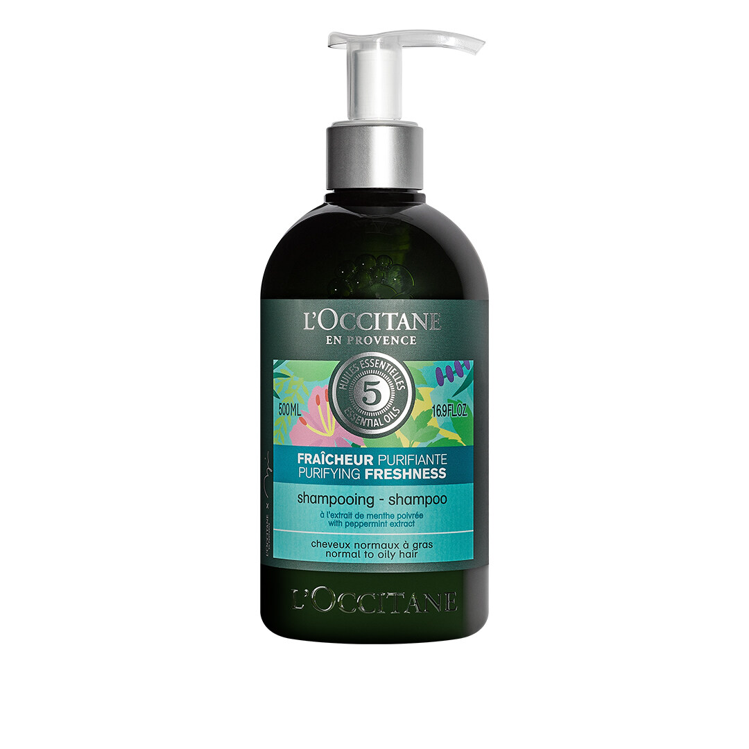 頭皮痕癢洗頭水推介6. L'Occitane Aromachologie Purifying Freshness Shampoo 草本療法清爽淨化洗髮水（2020限定版）$280