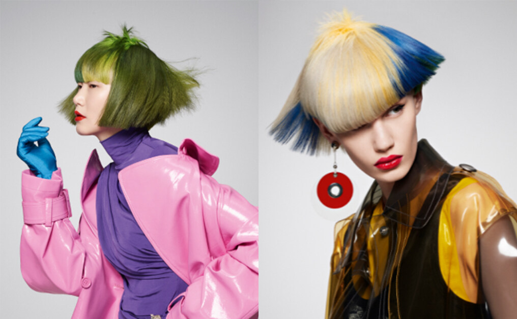 專業美髮品牌 Goldwell 在2019 Color Zoom 時尚趨勢系列-R$MIX中創造出多個玩味造型。 專業美髮品牌 Goldwell 在2019 Color Zoom 時尚趨勢系列-R$MIX中創造出多個玩味造型。