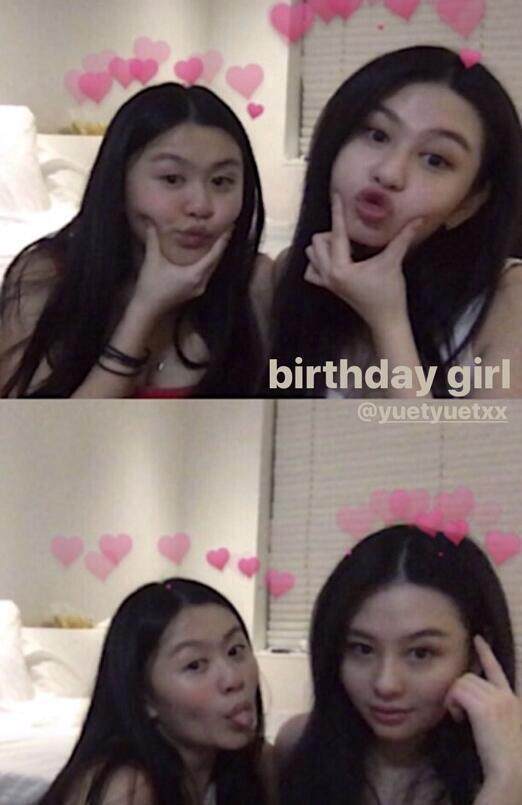最美星二代沈月罕有公開18歲妹妹沈日近照｜兩女美貌不輸媽媽邱淑貞