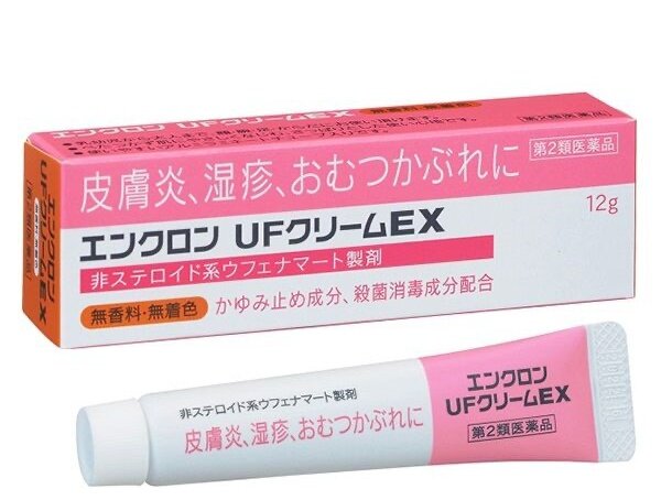 不含類固醇濕疹藥膏推薦4: Enkuron UF Cream (エンクロン UFクリームEX )￥1,680/ 12g