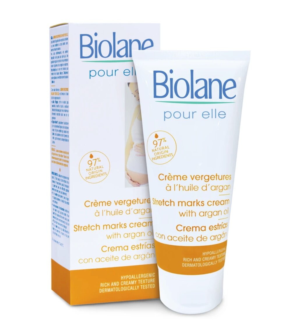 妊娠紋膏及油推介10 : Biolane Stretch Mark Cream $250/200ml