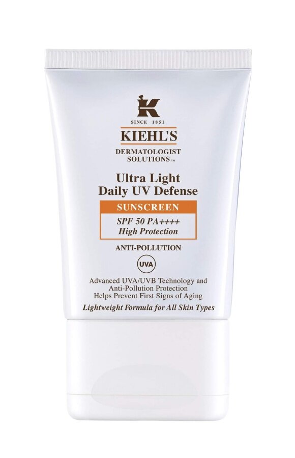 Kiehl’s防曬具有3重阻隔UV、污染及光老化功效，配方採用無重質感，特備Kiehl