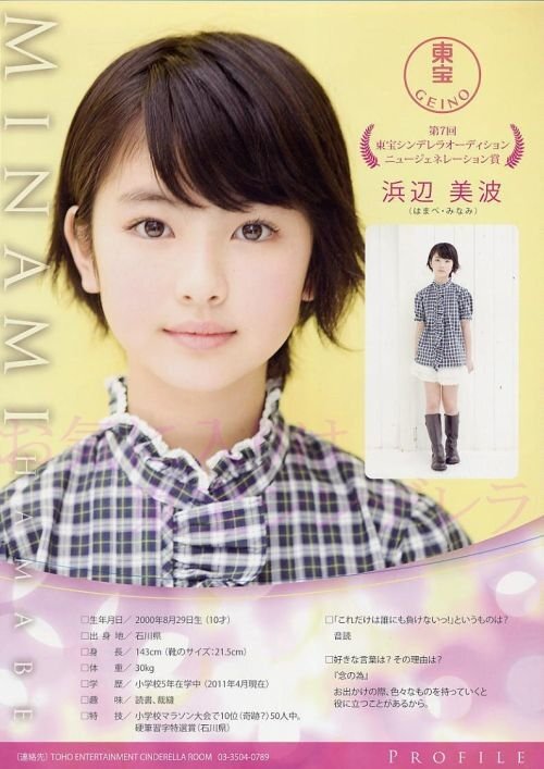 濱邊美波：第七屆東寶灰姑娘