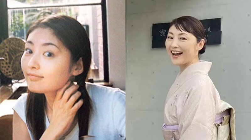▲（左）20歲的常盤貴子 vs 50歲的常盤貴子3. 不動刀不注射：雖然已踏入5字