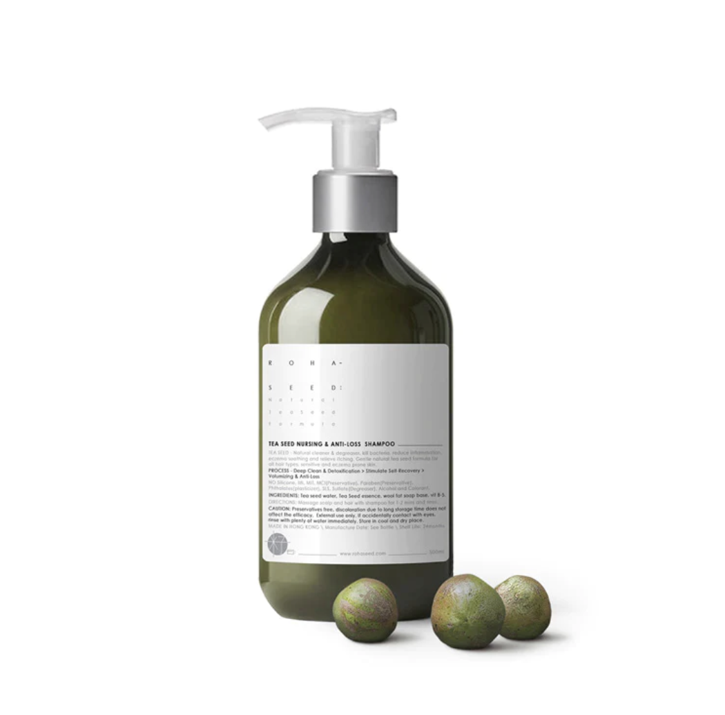 乾敷洗髮洗頭水推介:Rohaseed 茶籽調理及防脫洗髪露 $158/500ml 乾敷洗髮洗頭水推介:Rohaseed 茶籽調理及防脫洗髪露 $158/500ml
