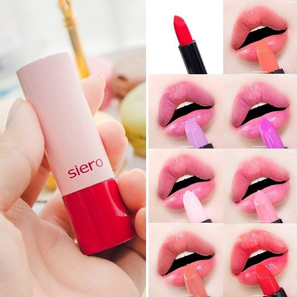 Siero Cosmetic的潤唇膏系列共有13色，成分中加入專利配方