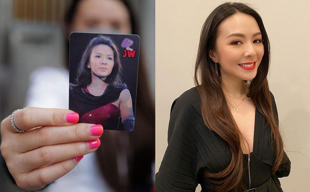 除了妝容淡色一點外,卡中JW的樣子跟現在沒有大分別 除了妝容淡色一點外,卡中JW的樣子跟現在沒有大分別