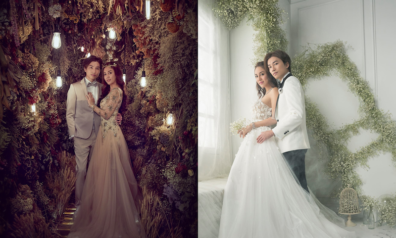 這些明星婚紗照都由香港攝影師操刀！影樓、大排檔、雪山秘景超有驚喜！