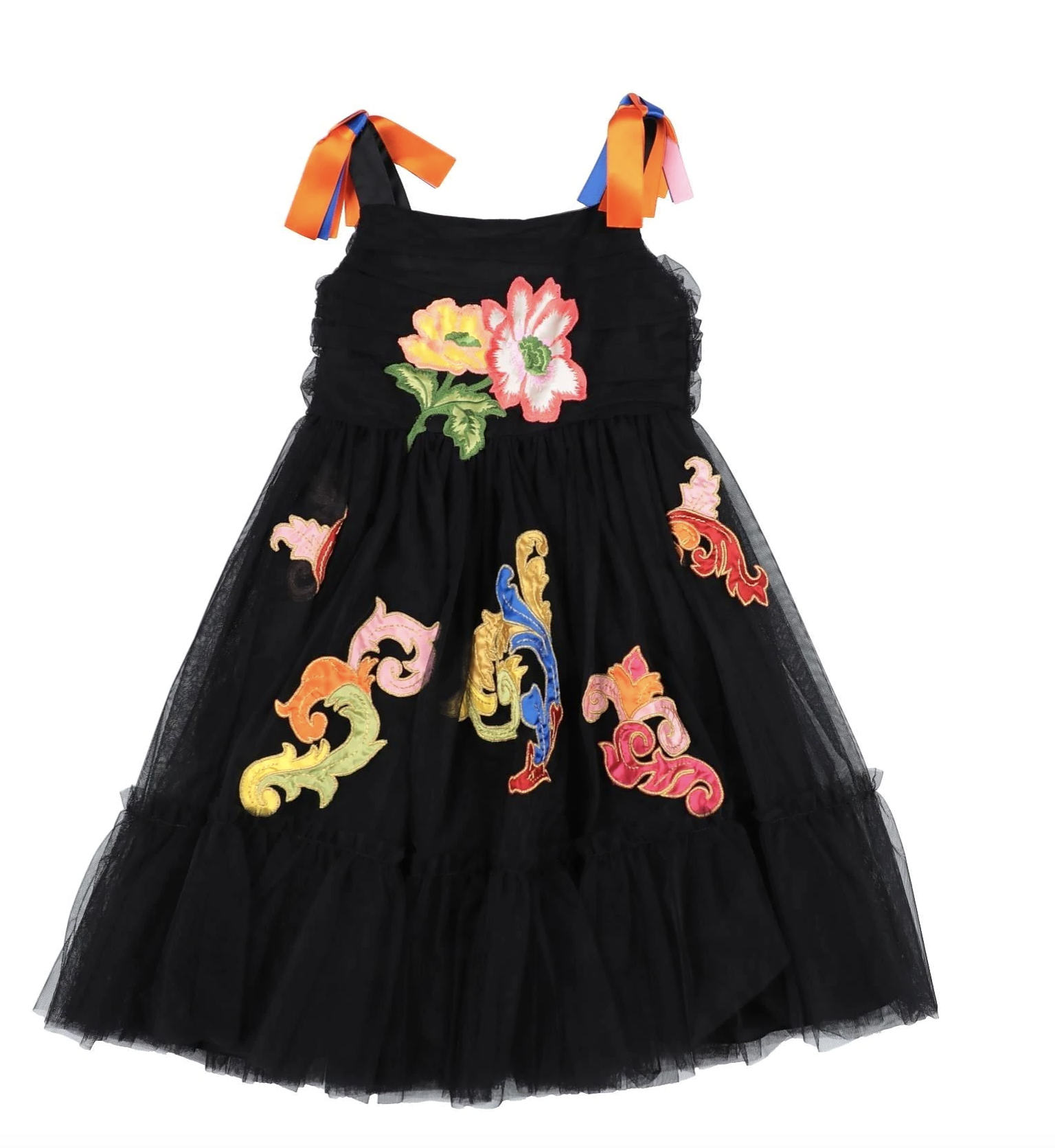 花女裙推介4. Dolce & Gabbana 黑色吊帶紗裙 花女裙推介4. Dolce & Gabbana 黑色吊帶紗裙