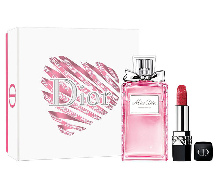 情人節入手美容套裝 1.Miss Dior & Lipstick Set $1,375