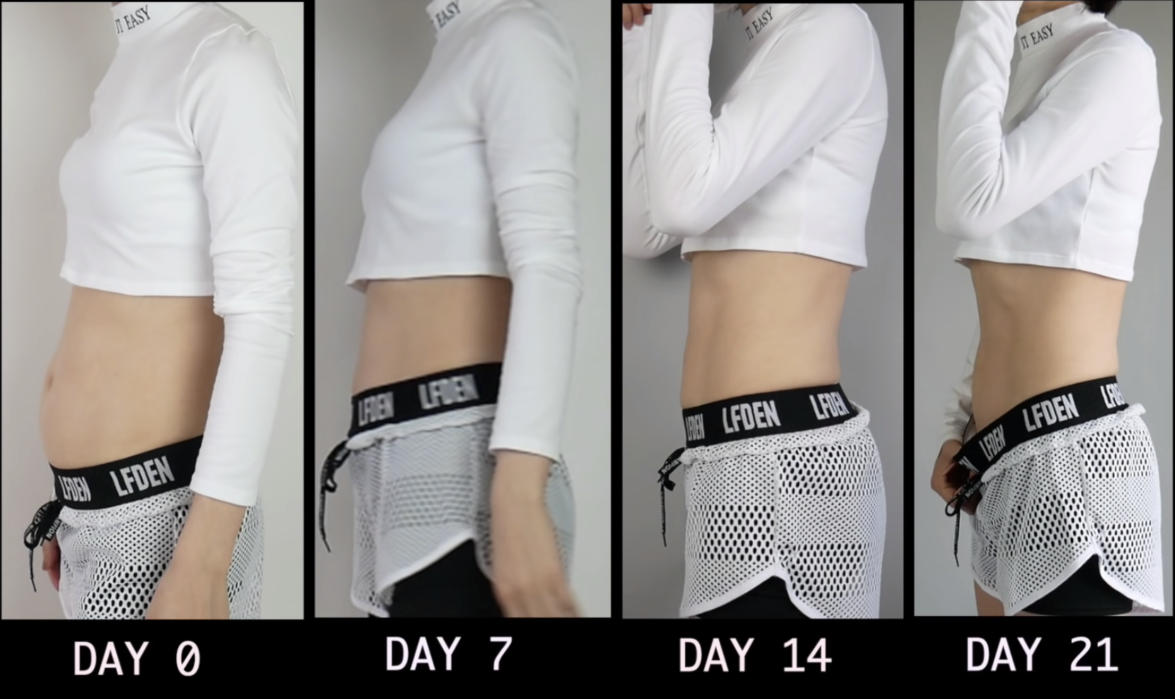 【Youtuber 30天減胃腩挑戰】不節食！每日只做10分鐘修腹動作