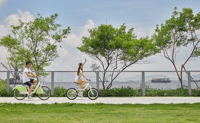 海濱長廊向來都是最受歡迎的單車徑 海濱長廊向來都是最受歡迎的單車徑
