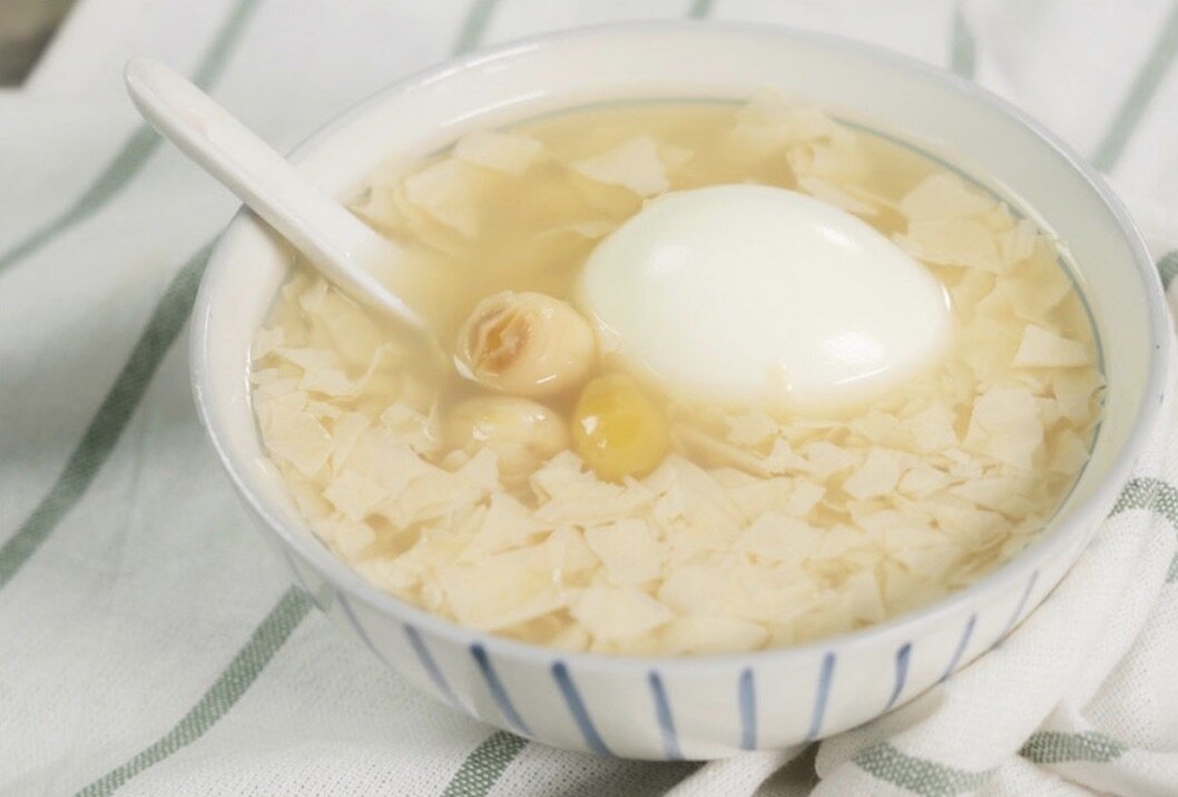 中式糖水卡路里排行榜5：腐竹雞蛋糖水（270Kcal）