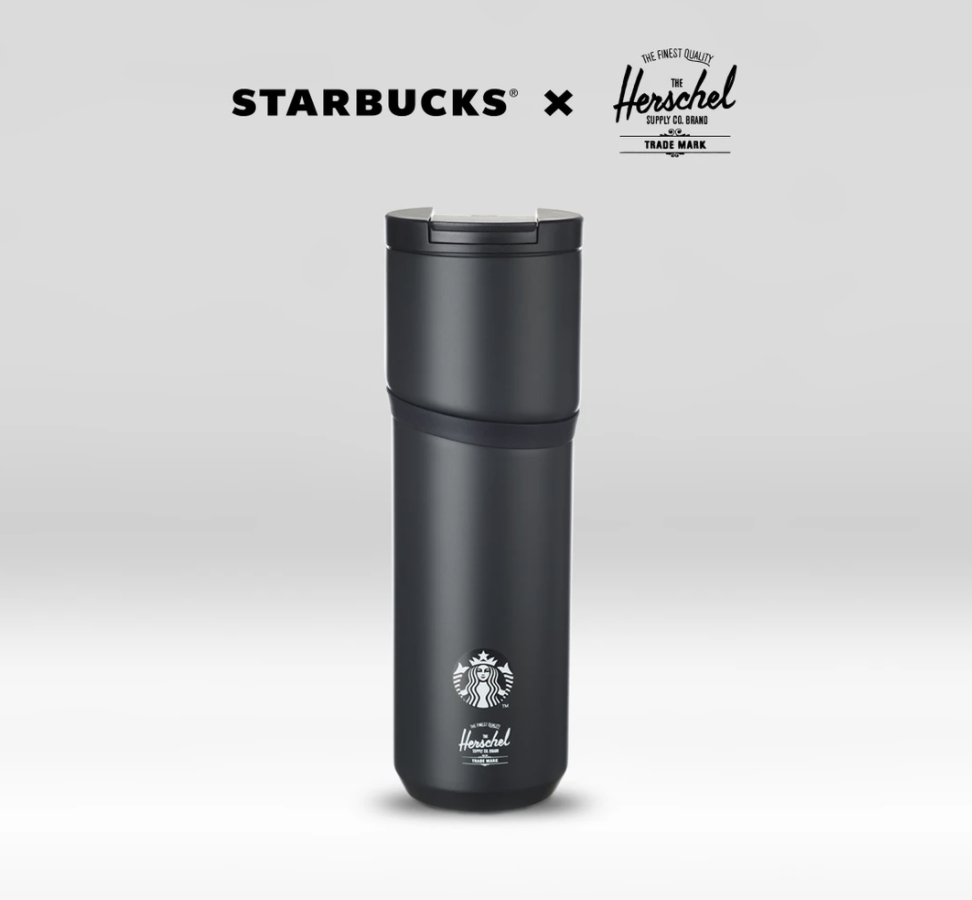 10款靚靚環保咖啡杯推介 9. Starbucks® X Herschel Supply Co. 可重用隨行杯 473ml
