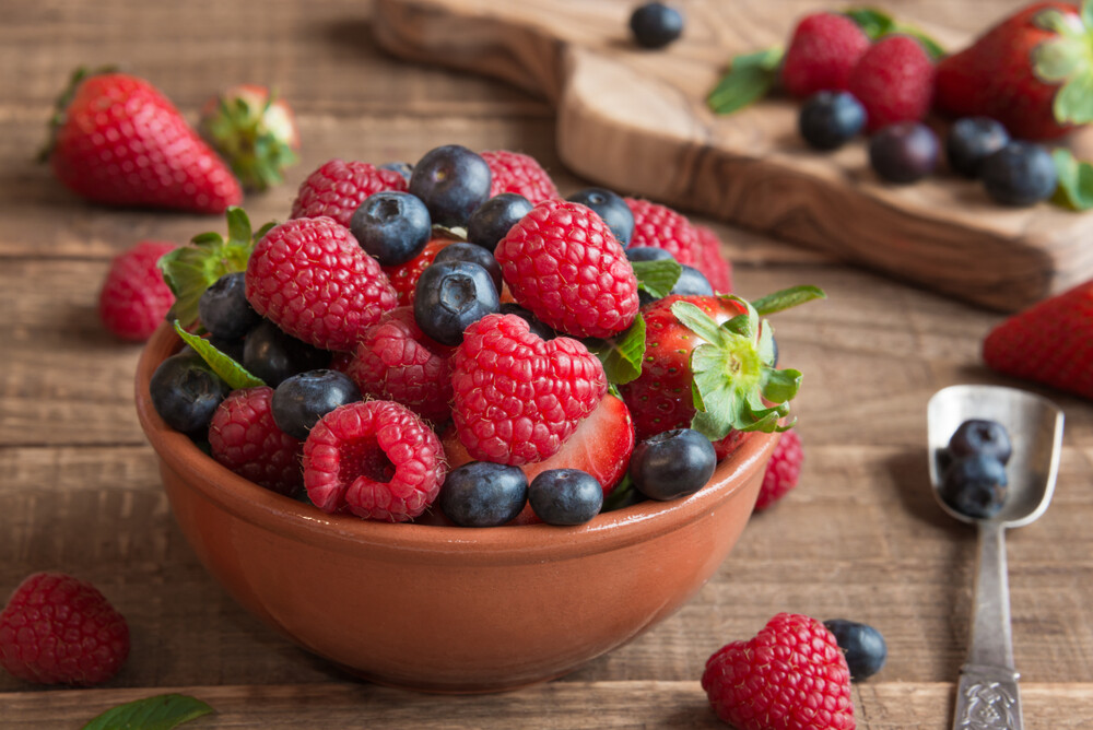 低GI水果1. 莓果：藍莓、士多啤梨、紅莓（覆盆子）、黑莓