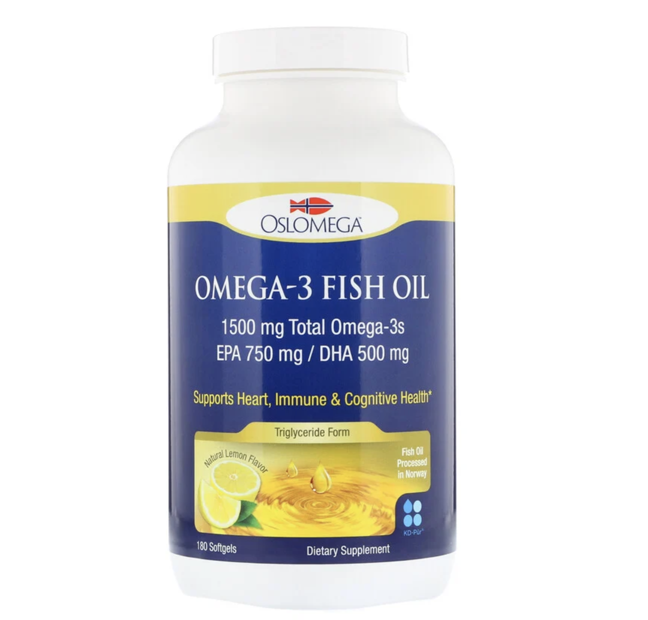 Oslomega Omega-3 Fish Oil