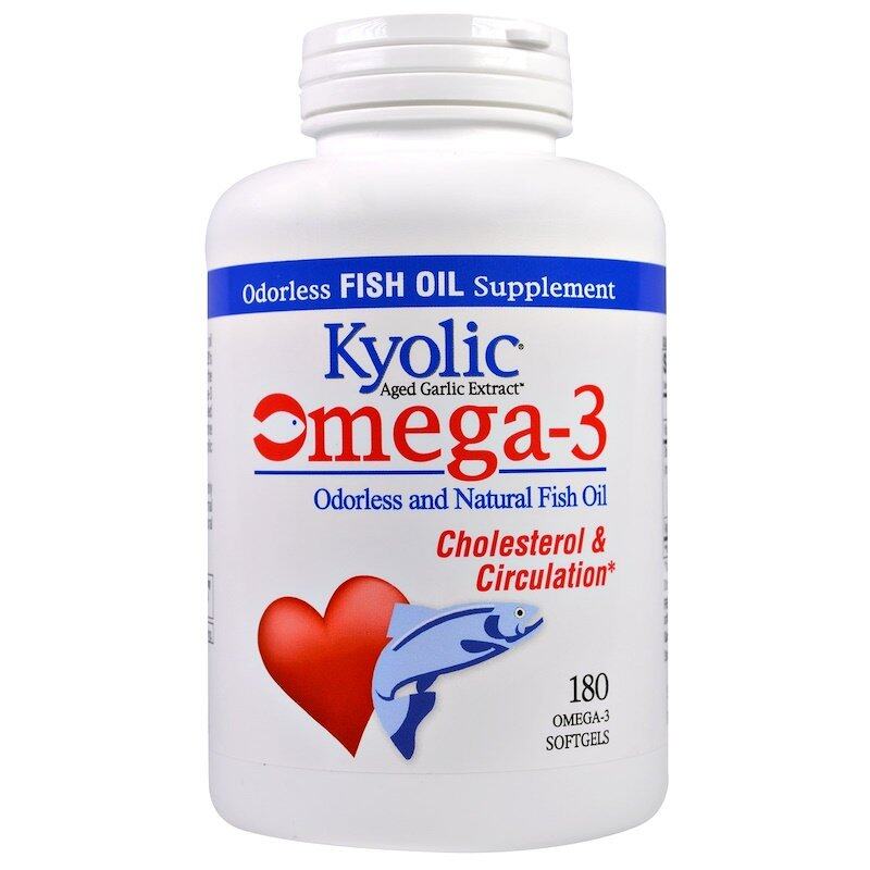 Kyolic Omega-3 Odorless and Natural Fish Oil