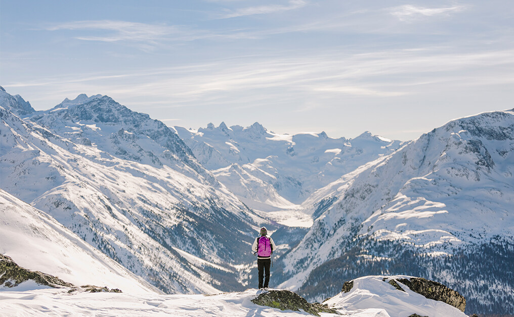 聖莫里茲除了是登山愛好者的熱門打卡點，在冬季亦是滑雪勝地。