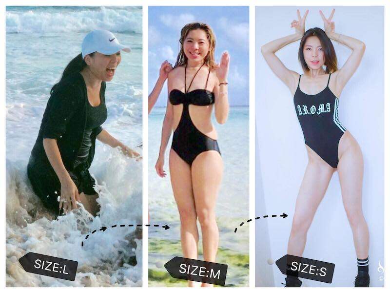台灣辣媽1年減30kg血淚又勵志｜80kg 減至47kg 又再反彈｜老公支持成最